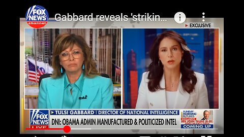 Full video Gabbard reveals 'striking' DNI findings, teases more to come with bombshell memo