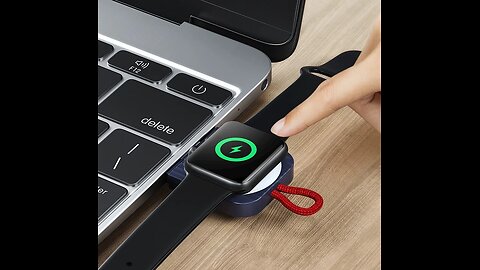 Portable iWatch Wireless Charger, with 2.5W High Power, 2.5h Fast Charging, Magnetic Attraction