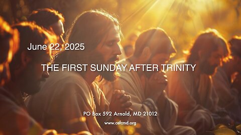 Cornerstone Free Church Worship Service - June 22, 2025