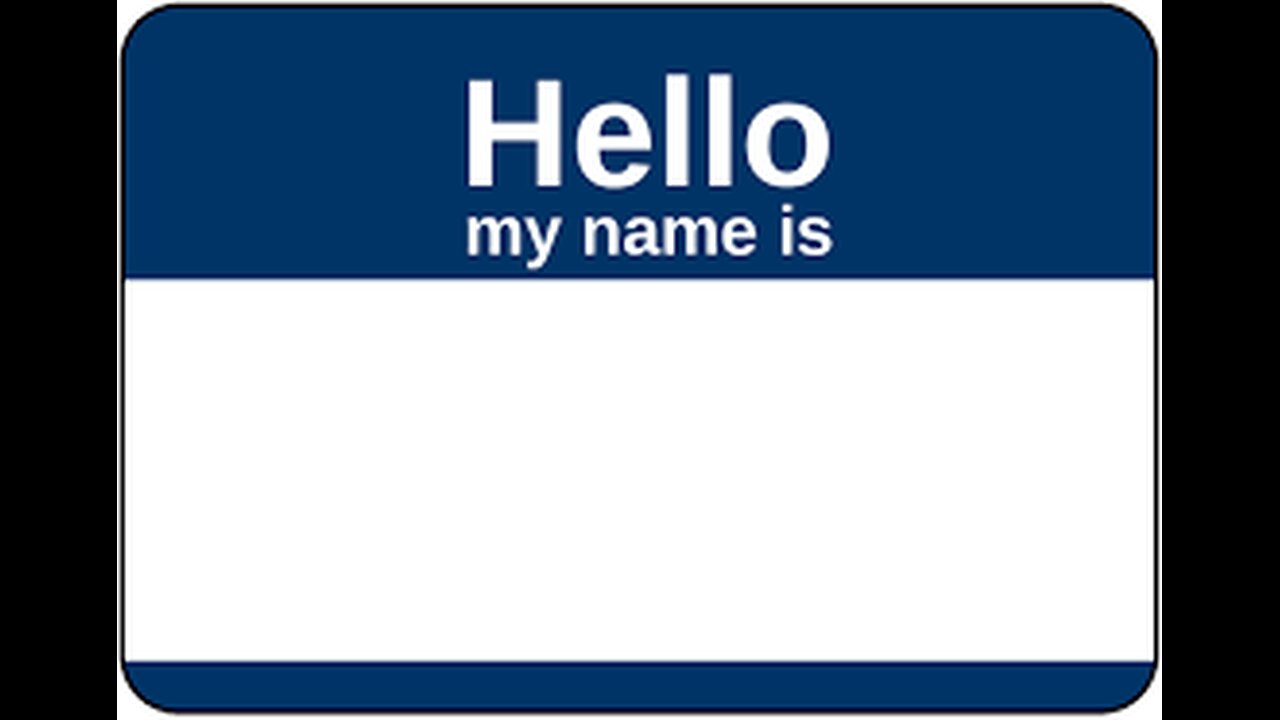 It's National Name Yourself Day