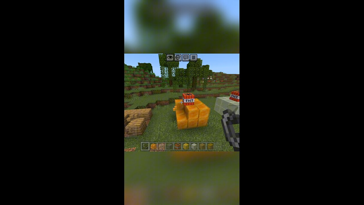 Block vs Tnt #minecraft #gaming