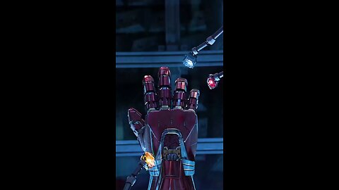 Infinity Gauntlet wearing scene Marvel Avengers.