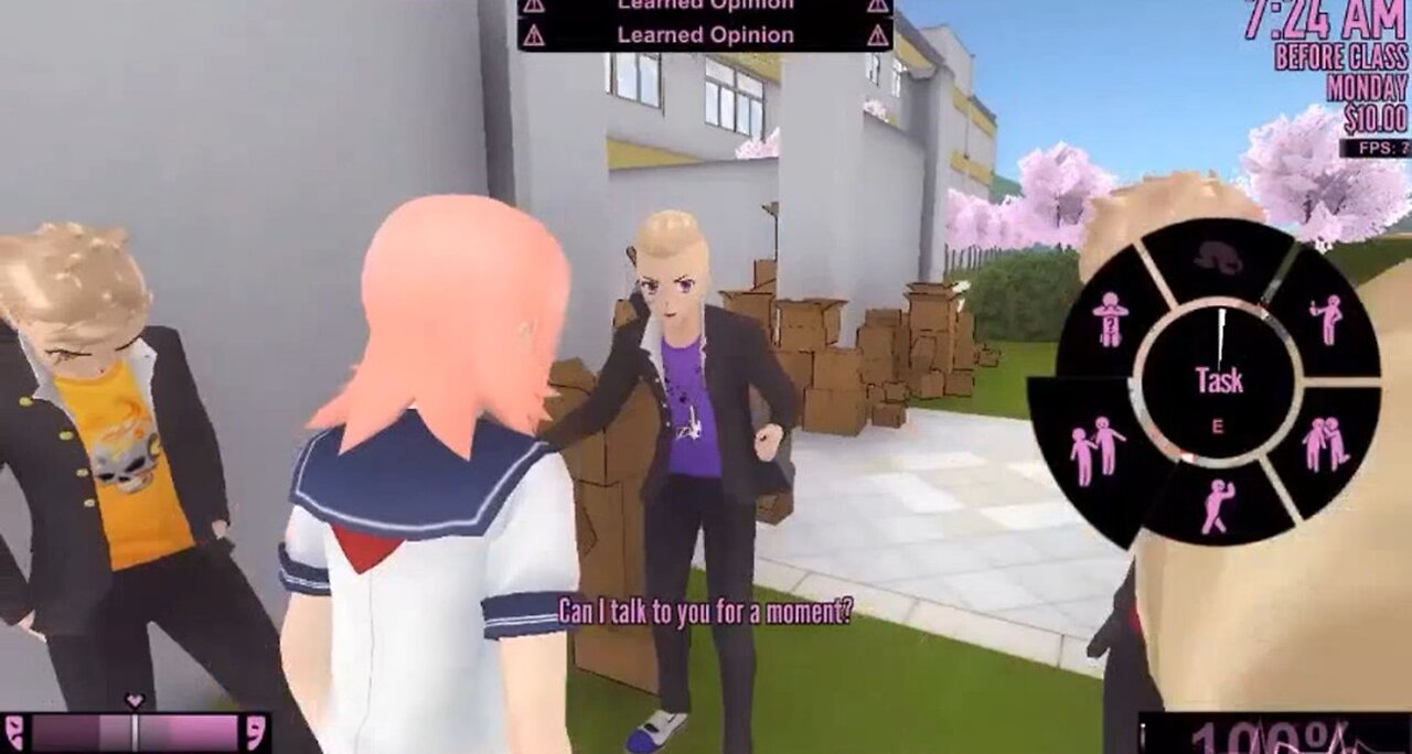 I'm doing a tasks for delinquents | Yandere Simulator [Reupload]
