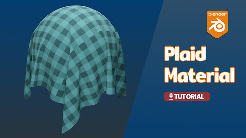 Tutorial: Creating a Procedural Plaid Material in Blender 4.4