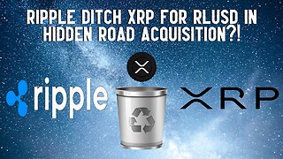 Ripple DITCH XRP For RLUSD In Hidden Road Acquisition?!