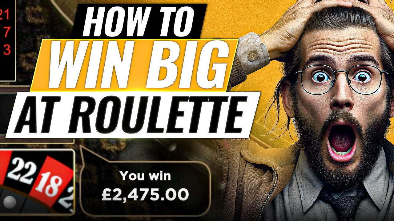 How to WIN BIG at Roulette: £2.5k ($3,100) in 5 MINUTES!!! 😮