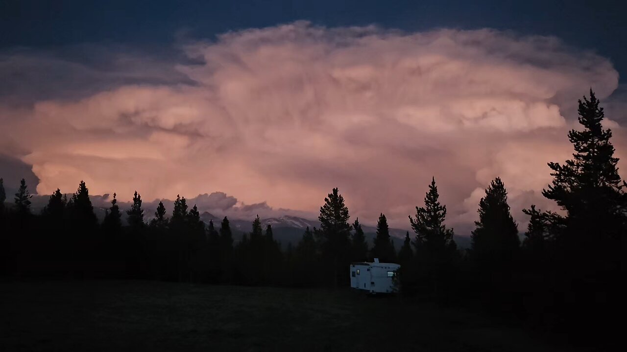 Lightning storm at Terquoise Lake CO