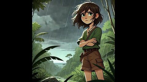 A Girl and Her Panda's Jungle Adventure panda#human#cartoon#panta#JungleJourney #PandaTales