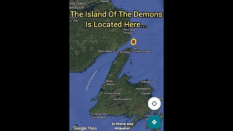 Based On Knowledge And Old Maps, The Mythical Island Of The Demons Is Located Here... (X)