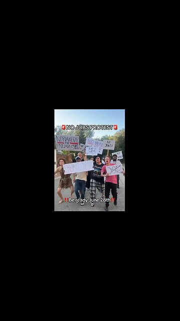 America’s Youth are now MOCKING liberals and their protests.. 😭 "NO MORE JOBS!"