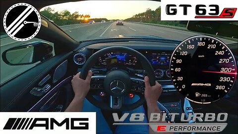 Mercedes-AMG GT 63 S E PERFORMANCE ｜ 843 PS | Drive on German Autobahn (NO SPEED LIMIT POV) 🏎️💨