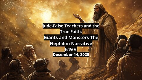Jude-False Teachers and the True Faith: 6) Giants and Monsters - The Nephilim Narrative - Jude 6