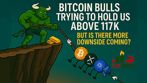 Bitcoin Holds Strong at $117K After Drop, But Is Trouble Coming? | ETH, ADA, XRP & Gold Analysis