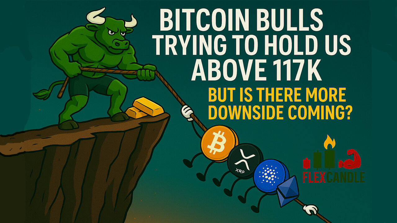Bitcoin Holds Strong at $117K After Drop, But Is Trouble Coming? | ETH, ADA, XRP & Gold Analysis EP. 102