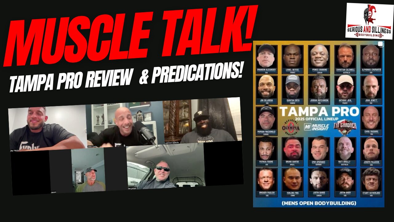 Muscle Talk! TAMPA PRO REVIEW & PREDICATIONS!
