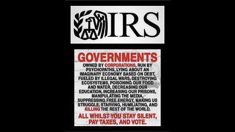 🜏 I OWE YOU NOTHING — The IRS, The Birth Certificate Scam & The Great Lie