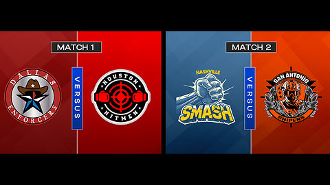 TCL 4/25/25 DOUBLE HEADER | DAL Enforcers VS HOU Hitmen + Nashville Smash VS San Antonio Snipers