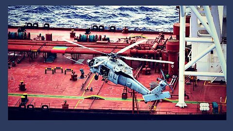 US Forces Board Sanctioned Oil Tanker after pursuit to the Indian Ocean