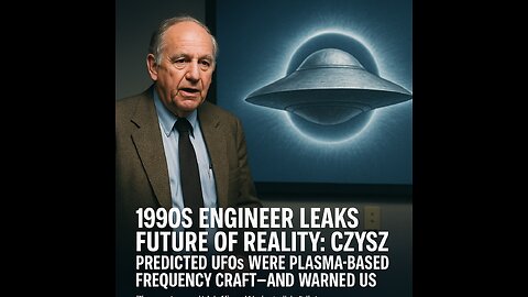 1990s Engineer Leaks Future of Reality: Czysz Predicted UFOs Were Plasma-Based Frequency Craft..