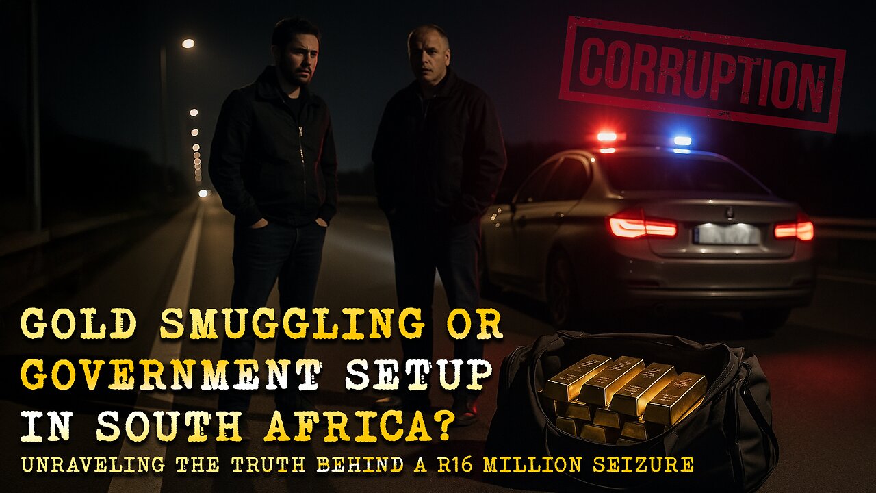 Gold Smuggling or Government Setup in South Africa? | Livestream Begins Friday 12 Noon EDT
