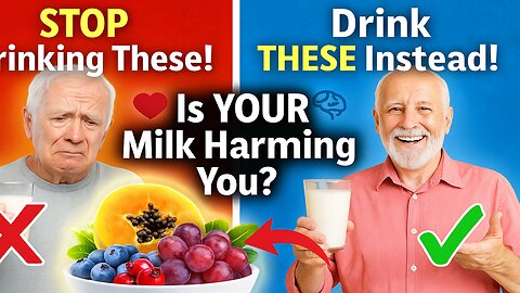 3 Types of Milk Seniors Over 65 Should AVOID (And 3 Better Choices for Heart, Bones & Brain Health)