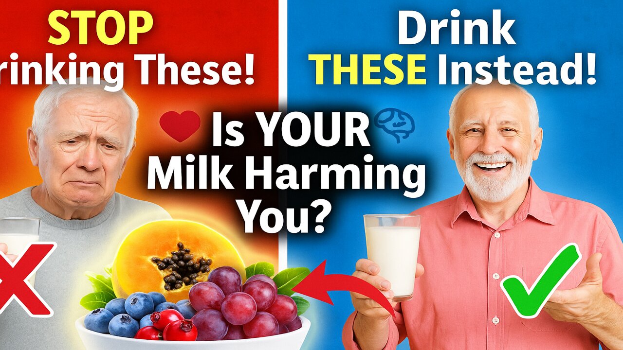 3 Types of Milk Seniors Over 65 Should AVOID (And 3 Better Choices for Heart, Bones & Brain Health)