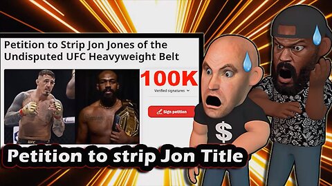 Petition to strip Jon's Title drives Dana crazy