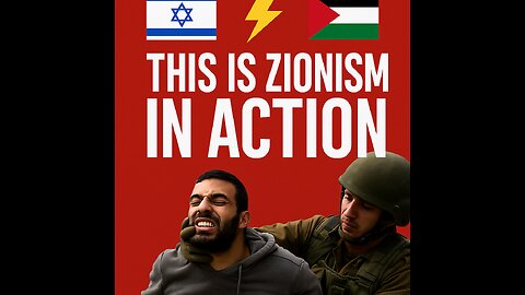 The Real West Bank: This Is Zionism in Action