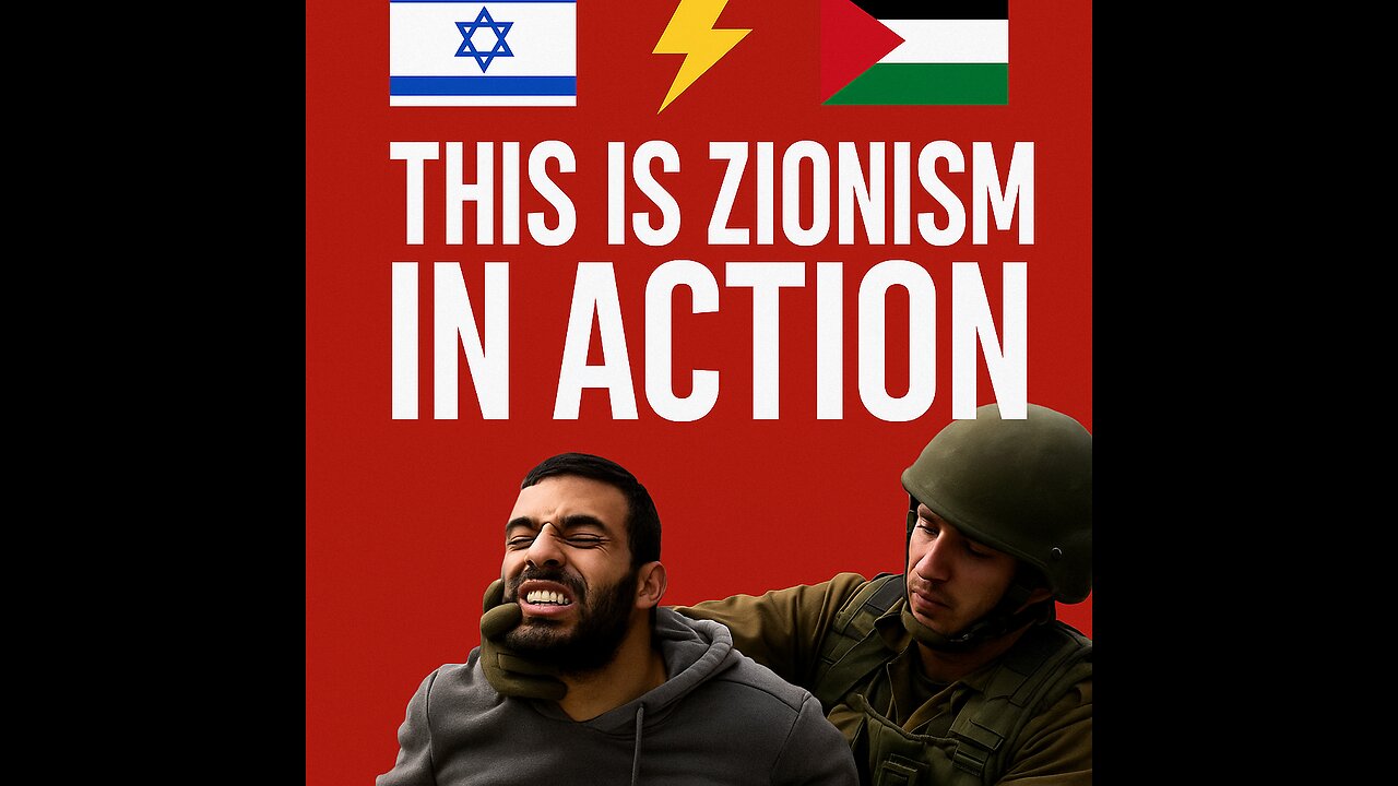 The Real West Bank: This Is Zionism in Action