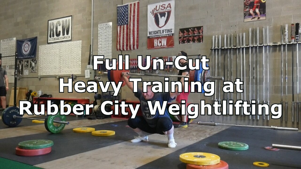 Full and Uncut Heavy Training Session at Rubber City Weightlifting