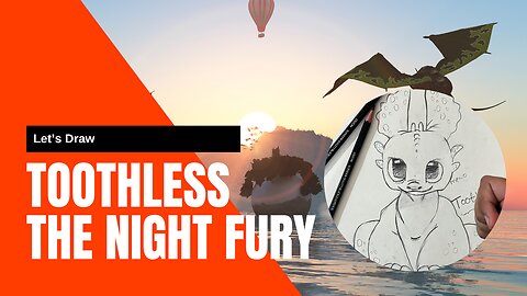 How to Draw TOOTHLESS NIGHT FURY EASY! 🐉 Simple Dragon Drawing by a Kid! ✨