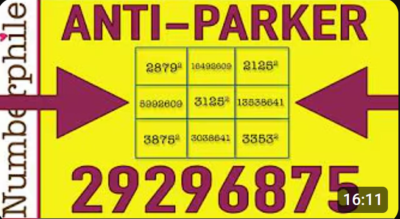 🚫📐 The Anti-Parker Square – A Mathematical Curiosity | Numberphile