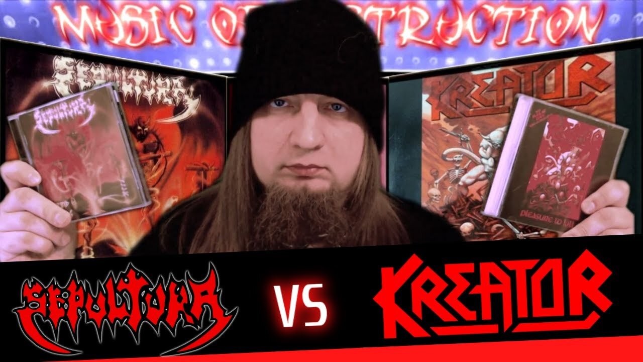⚒Sepultura Morbid Visions Vs Kreator Pleasure To Kill⚒