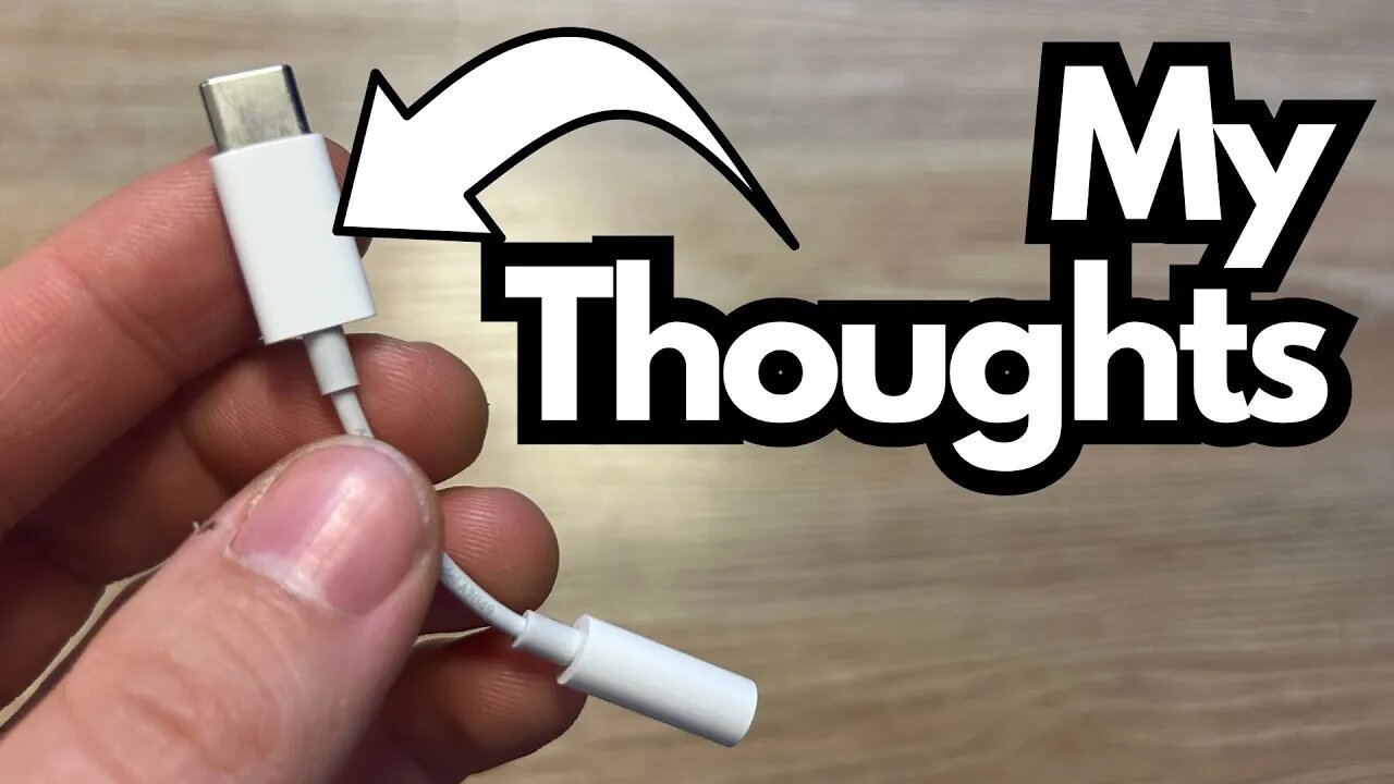 Apple's USB-C to Headphones Adapter - What I Think