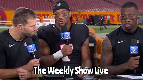 Bijan Robinson forced to apologize for post game language The Weekly Show Live 185