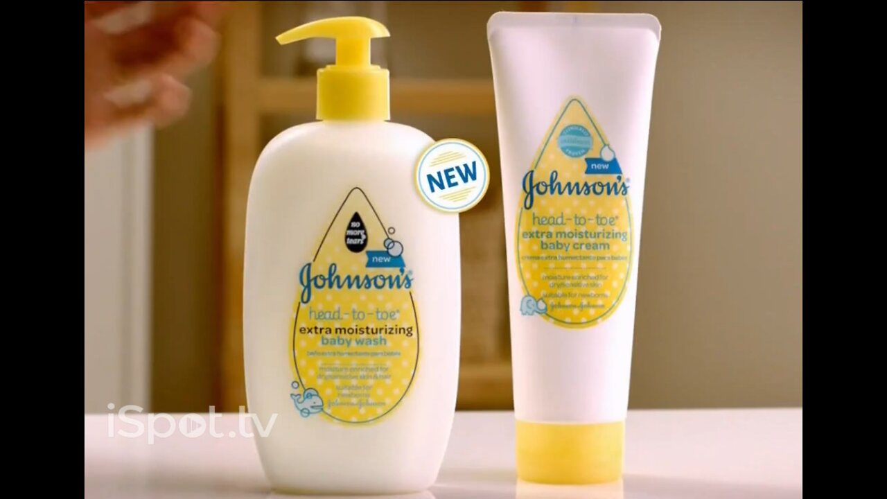 Johnson's Head-To-Toe Extra Moisturizing Baby TV Spot, 'Bathing Routine