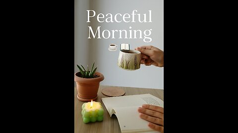 "Peaceful Morning Vibes | Girl Reading Book & Sipping Tea ☕📖"