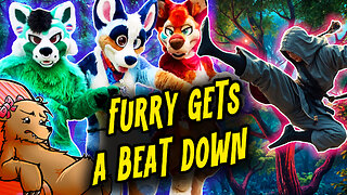 FURRY GETS A BEAT DOWN!!