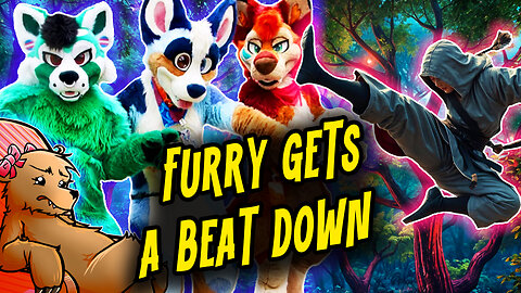 FURRY GETS A BEAT DOWN!! 