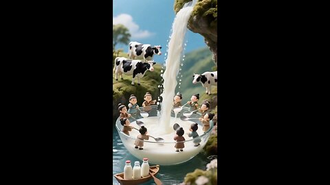 Lilliputians make all kinds of ice cream #miniatureworld #miniaturescene #lilliput #3danimation