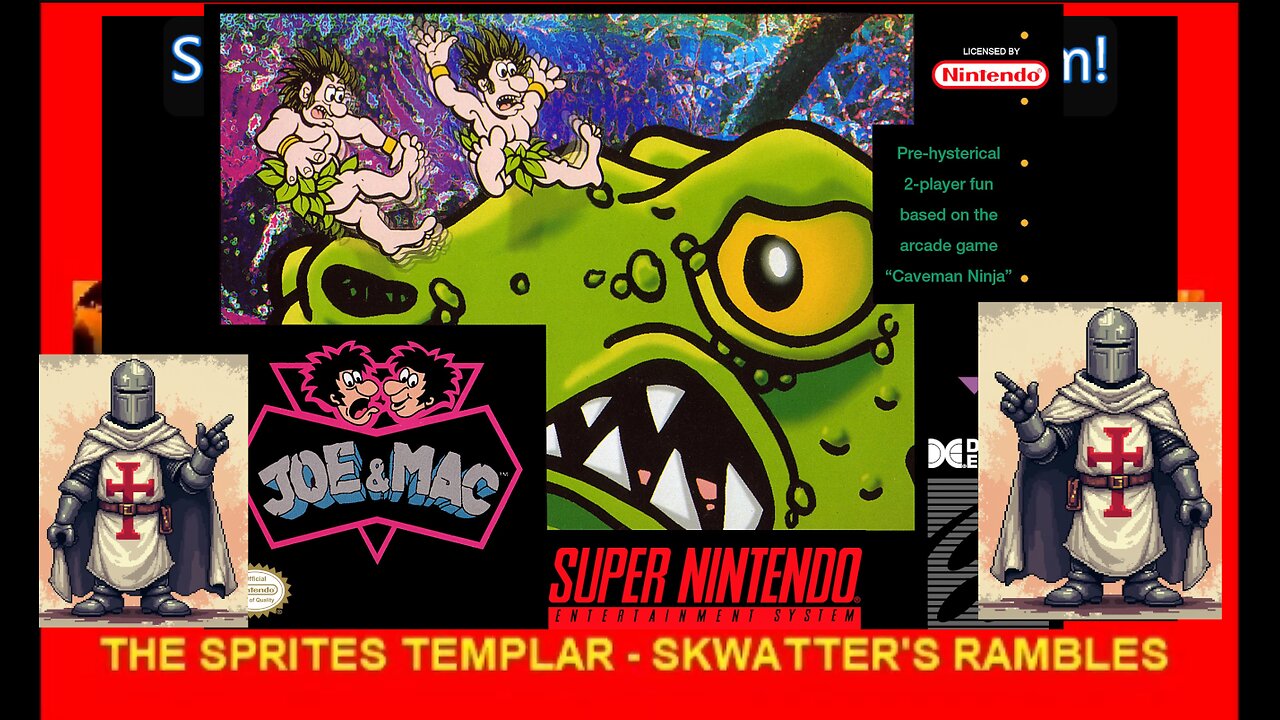 JOE AND MAC - SNES - Skwatter's SKRAMBLES!!