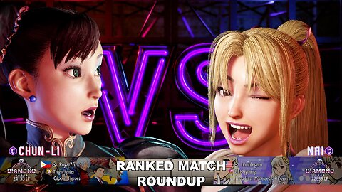 Kuya Kalbo SF6 Ranked Match Roundup. Chun Li 4 star Diamond Rank [Hori Fight Stick]