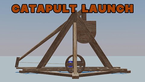Catapult Launch - A Blender Physics Project