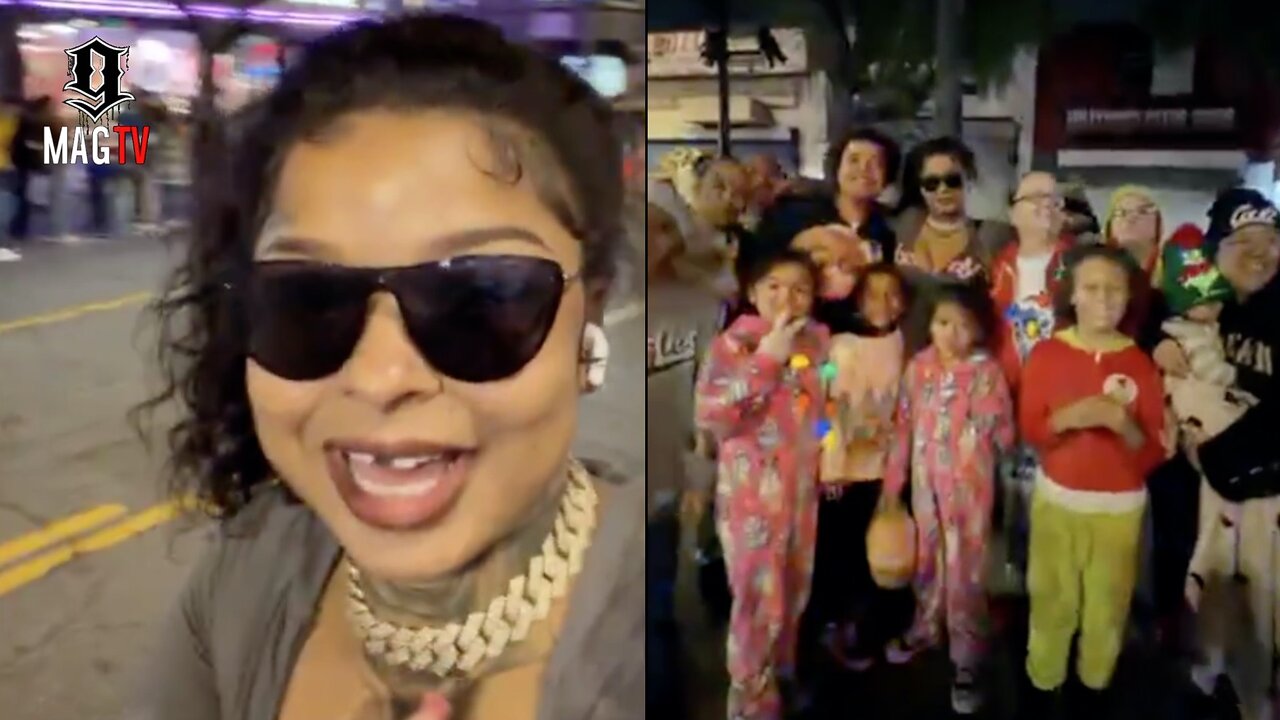 Chrisean Rock Attends Parade On Hollywood Blvd After Being Banned From Blueface Party! 🚘