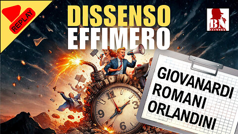 Dissenso effimero - con Daniele GIOVANARDI, Maurizio ROMANI, Massimo ORLANDINI | Alla Mezza