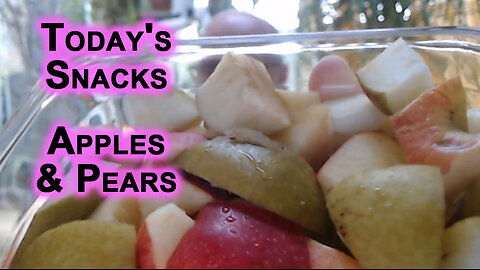 Today's Snacks: Fruits, Apples & Pears [ASMR Food Eating]