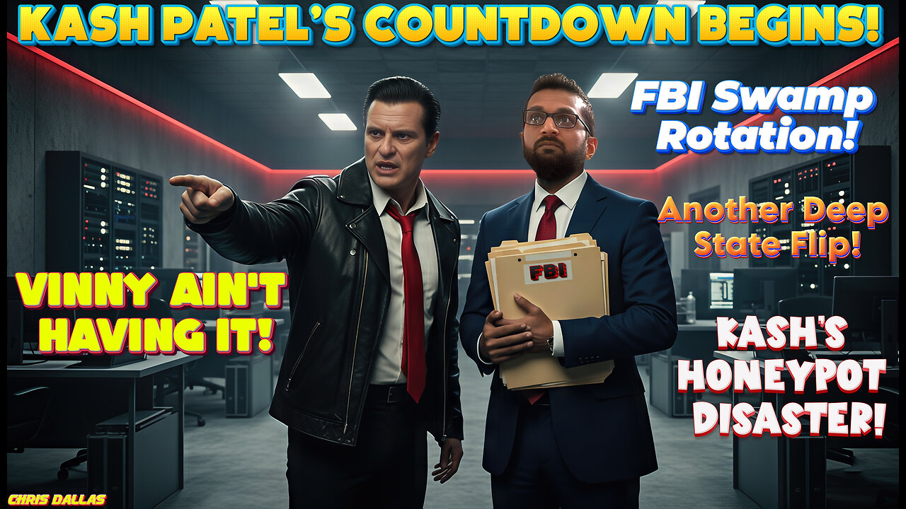 Kash Patel's Countdown Begins! FBI Swamp Rotation! Kash’s Honeypot Disaster! Another Deep State Flip