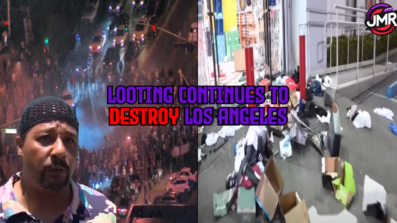 Neighborhood in Los Angeles is DESTROYED by looters & street takeovers