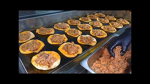 Meat Bomb! How to Make New York style Mexican Birria Tacos in Korea - Korean street food