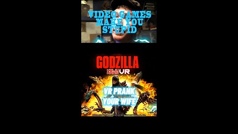 GODZILLA Kaiju Wars VR PRANK ON WIFE goes wrong.